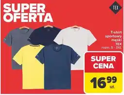 Carrefour T-shirt sportowy męski TEX oferta