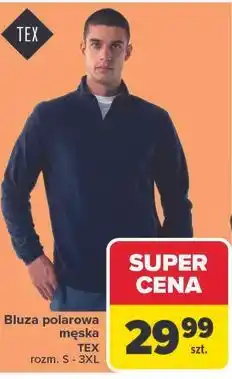 Carrefour Bluza polarowa męska TEX oferta