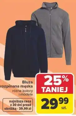 Carrefour Bluza rozpinana męska oferta