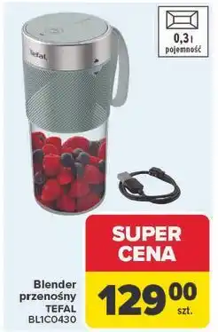 Carrefour Blender przenośny TEFAL BL1C0430 oferta