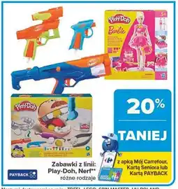 Carrefour Zabawki z linii Play-Doh, Nerf - różne rodzaje oferta