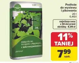 Carrefour Podłoże do wysiewu i pikowania z mikroorganizmami oferta