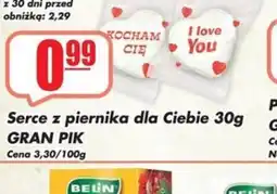 Sezamek Gran Pik Serce z piernika oferta