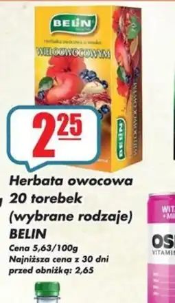 Sezamek Belin herbata owocowa oferta