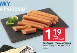 Selgros Parówki z łososia wędzone oferta