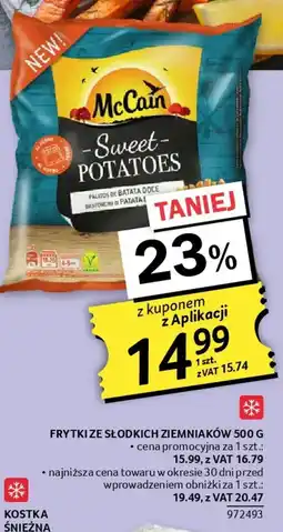 Selgros McCain Frytki ze słodkich ziemniaków oferta