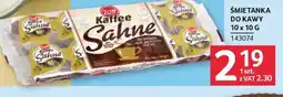Selgros Zott Smietanka do kawy oferta