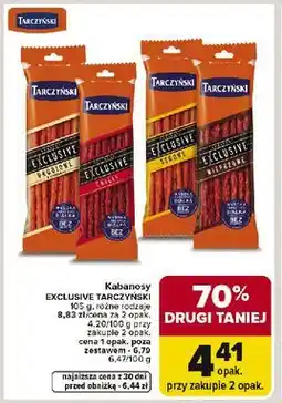 Carrefour Kabanosy EXCLUSIVE TARCZYNSKI oferta