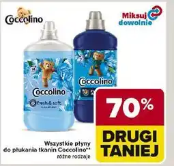 Carrefour Wszystkie płyny do płukania tkanin Coccolino oferta