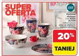 Carrefour Zastawa stołowa linia ROZA ALTOM oferta