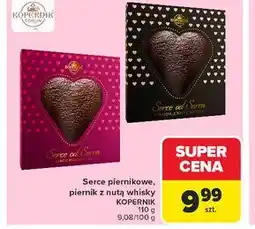 Carrefour Serce piernikowe, piernik z nutą whisky KOPERNIK oferta