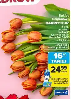 Carrefour Bukiet tulipanów 'CARREFOUR' 15 szt oferta