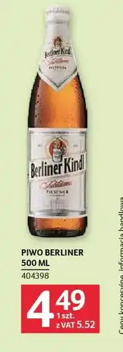 Selgros Piwo Berliner oferta