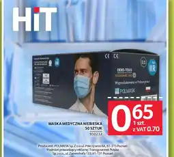 Selgros Maska medyczna niebieska oferta