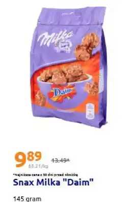 Action Milka Snax Daim oferta