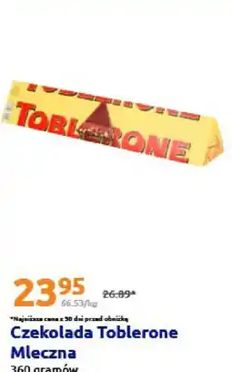 Action Toblerone Czekolada Mleczna oferta