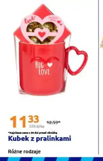Action Kubek z pralinkami oferta