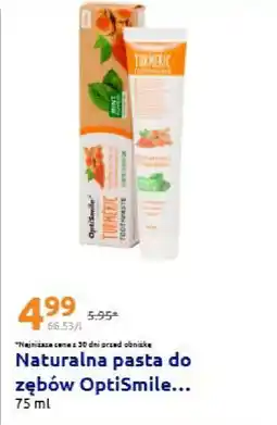 Action OptiSmile Naturalna pasta do zębów oferta