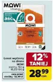 Carrefour Łosoś wędzony na zimno MOWI oferta