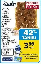 Carrefour Polski ziemniak jadalny SIMPL oferta