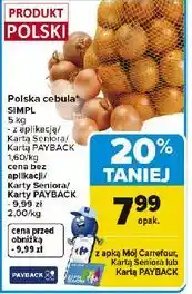 Carrefour Polska cebula SIMPL oferta