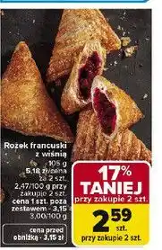 Carrefour Rożek francuski z wiśnią oferta