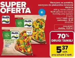Carrefour Warzywa na patelnię, warzywa do piekarnika mrożone FROSTA (drugi opak. 70% taniej) oferta
