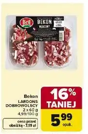 Carrefour Bekon LARDONS DOBROWOLSCY oferta