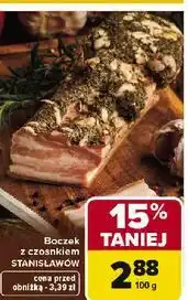 Carrefour Boczek z czosnkiem STANISŁAWÓW oferta