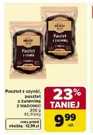 Carrefour Pasztet z szynki, z żurawiną ZM ZADOWIC oferta