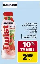 Carrefour Jogurt pitny TWIST BAKOMA oferta