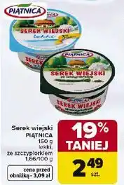Carrefour Serek wiejski Piątnica, 200 g (do szczypiorku) oferta