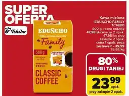 Carrefour Eduscho Family Tchibo kawa mielona oferta