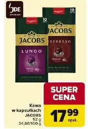 Carrefour Jacobs kawa w kapsułkach (Espresso, Lungo) oferta