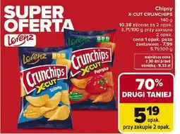 Carrefour Chipsy X-CUT CRUNCHIPS 140 g różne smaki oferta