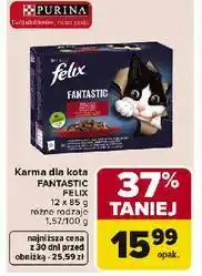 Carrefour Karma dla kota FANTASTIC 12 x 85 g FELIX oferta