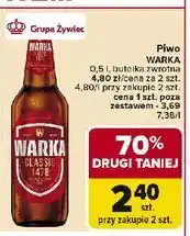 Carrefour Warka Classic Piwo oferta