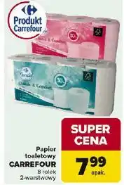 Carrefour Papier toaletowy CARREFOUR 8 rolek, 2-warstwowy oferta