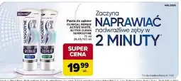 Carrefour Pasta do zębów CLINICAL REPAIR ACTIVE WHITE, ACTIVE CLEAN SENSODYNE 26,85/70 ml oferta