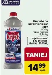 Carrefour Kret Granulki do udrożniania rur oferta