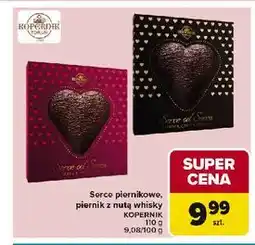 Carrefour Serce piomnikowe, piernik z nutą whisky KOPERNIK oferta