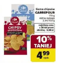 Carrefour Chipsy chili i limonka Carrefour Classic oferta