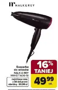 Carrefour Suszarka do włosów nrhdt1600-18 Nalk&Rey oferta