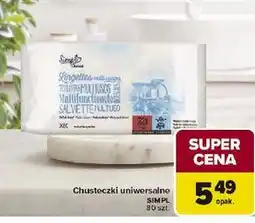 Carrefour Chusteczki wielofunkcyjne Simply Choice oferta