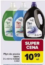 Carrefour Płyn do prania uniwersalny Simpl oferta