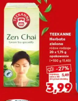 Kaufland Herbata zielona Teekanne oferta