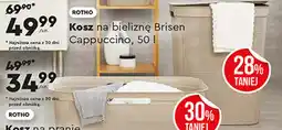 Biedronka Kosz na bieliznę Brisen Cappuccino, 50 l (Rotho) oferta
