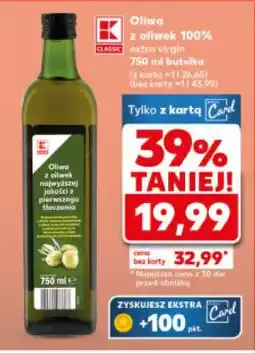 Kaufland K-Classic Oliwa z oliwek 100% extra virgin oferta