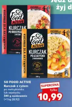 Kaufland SO FOOD ACTIVE Kurczak po meksykańsku lub azjatycku z ryżem oferta