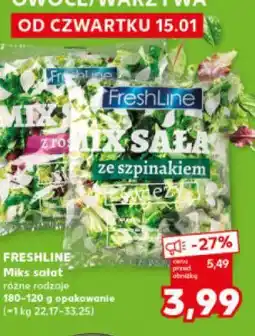Kaufland Freshline Mix sałat oferta
